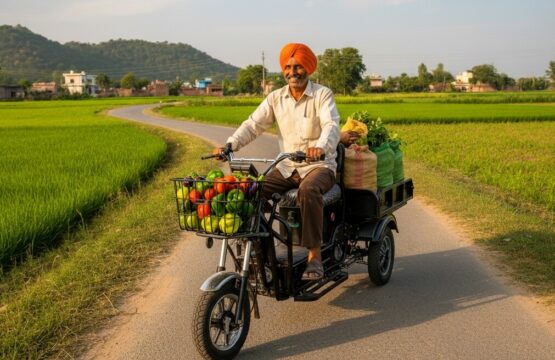 Loader 3 Wheeler with kisan & Vegetable